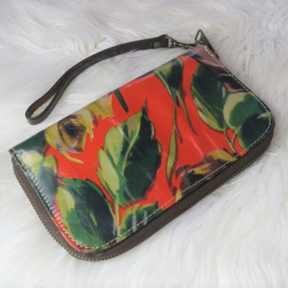 Patricia Nash Leather Wristlet